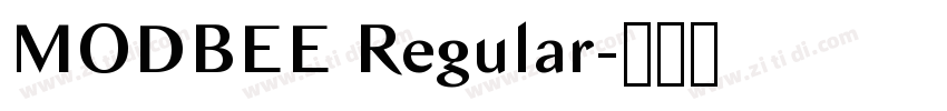 MODBEE Regular字体转换